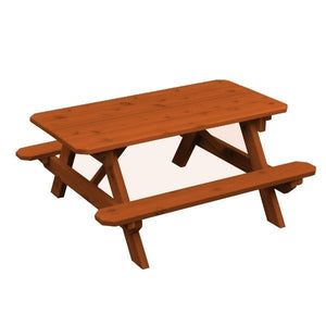 Western Red Cedar Kids Picnic Table Picnic Table