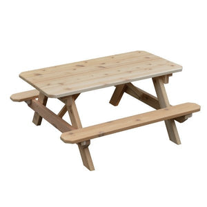 Western Red Cedar Kids Picnic Table Picnic Table