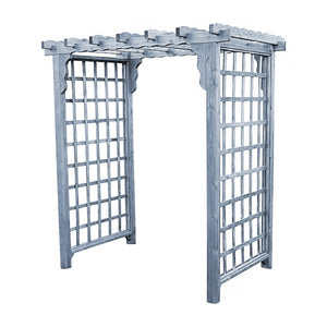 Western Red Cedar Lexington Arbor Porch Swing Stand 5ft / Gray Stain