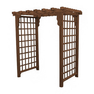 Western Red Cedar Lexington Arbor Porch Swing Stand 5ft / Mushroom Stain