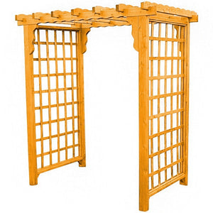 Western Red Cedar Lexington Arbor Porch Swing Stand 5ft / Natural Stain