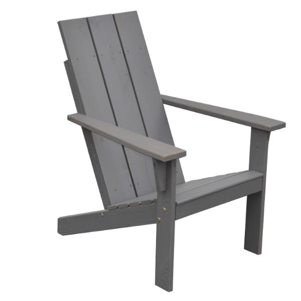 Western Red Cedar Modern Adirondack Chair Adirondack Chair Charcoal Gray