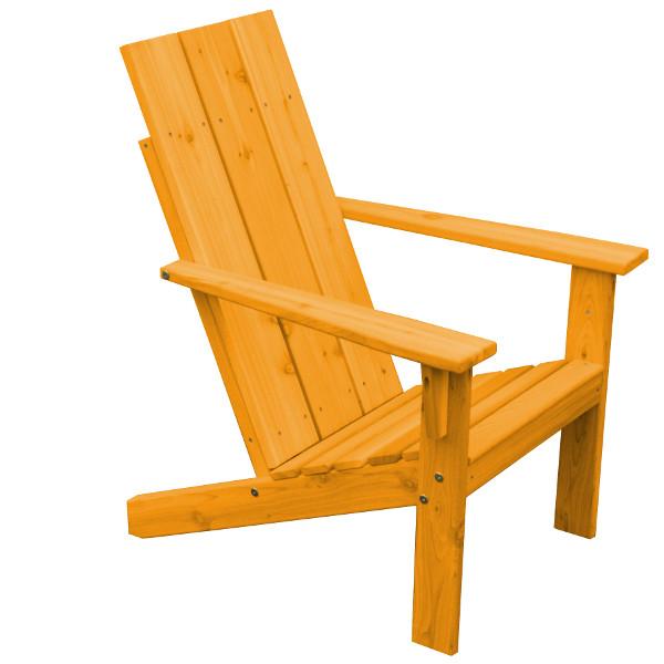 Western Red Cedar Modern Adirondack Chair Adirondack Chair Natural Stain