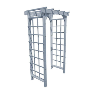 Western Red Cedar Morgan Arbor Porch Swing Stand 3ft / Gray Stain