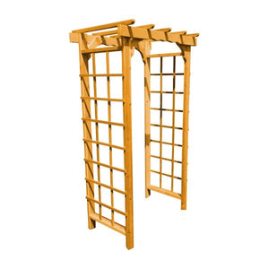 Western Red Cedar Morgan Arbor Porch Swing Stand 3ft / Natural Stain