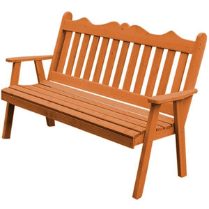 Western Red Cedar Royal English Garden Bench Garden Bench