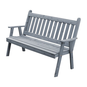 Western Red Cedar Traditional English Garden Bench - The Charming Bench Company