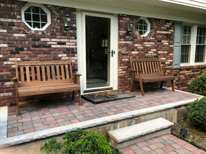 Western Red Cedar Traditional English Garden Bench - The Charming Bench Company