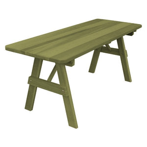 Western Red Cedar Traditional Table Outdoor Table
