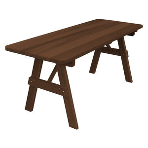 Western Red Cedar Traditional Table Outdoor Table