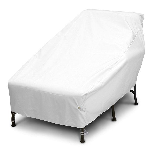 Wide Chaise Cover Cover White