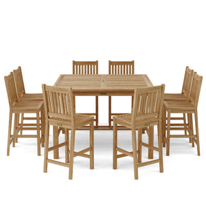 Windsor Avalon 9-Pieces Square Bar Set Bar Set