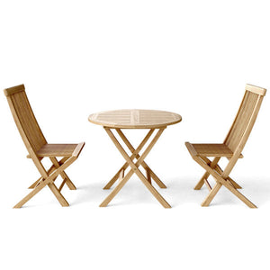 Windsor Classic 3-Pieces Folding Bistro Set Dining Set