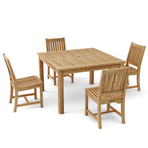 Windsor Rialto Side Chair 5-Pieces Dining Table Set Dining Set