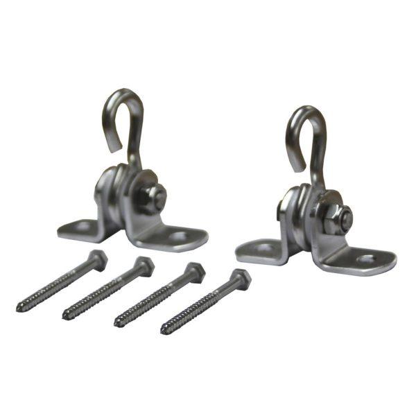 Wood Stainless Steel Swing Hanger Kit by LuxCraft The Charming