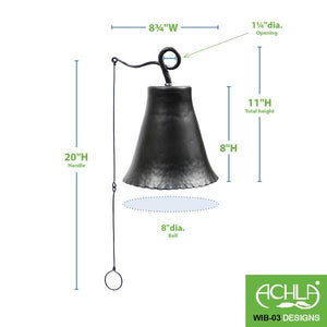 Wrought Iron Bell Bell