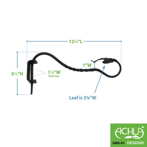 Wrought Iron Maple Leaf Bracket Leaf Bracket