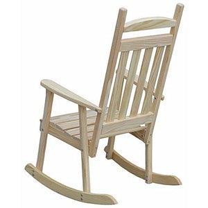 Yellow Pine Classic Porch Rocker - The Charming Bench Company