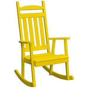 Yellow Pine Classic Porch Rocker - The Charming Bench Company