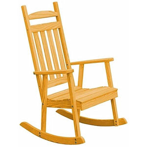 Yellow Pine Classic Porch Rocker - The Charming Bench Company