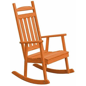 Yellow Pine Classic Porch Rocker - The Charming Bench Company