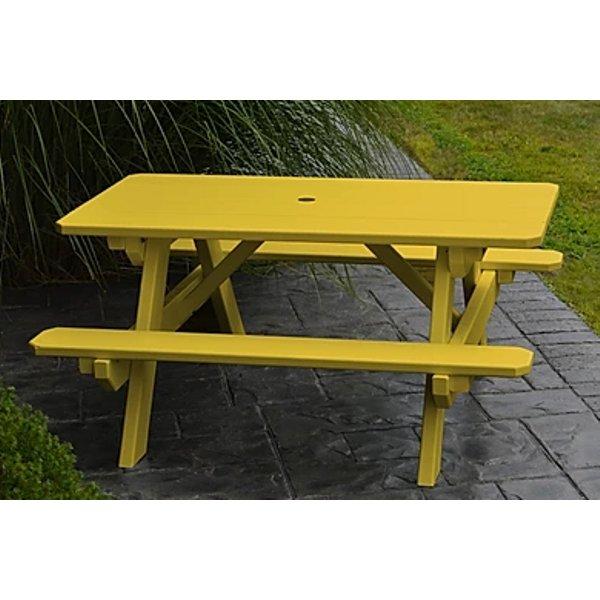 Yellow Pine Kids Picnic Table