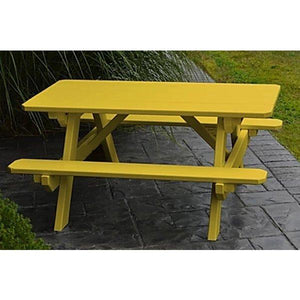 Yellow Pine Kids Picnic Table - The Charming Bench Company