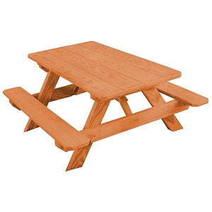 Yellow Pine Kids Picnic Table - The Charming Bench Company