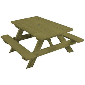 Yellow Pine Kids Picnic Table - The Charming Bench Company