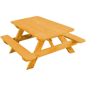 Yellow Pine Kids Picnic Table - The Charming Bench Company