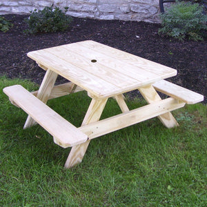 Yellow Pine Kids Picnic Table - The Charming Bench Company