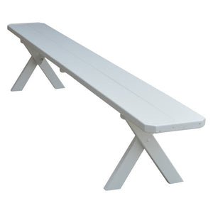 Yellow Pine Picnic Crossleg Bench Size 5ft, 6ft, 8ft Picnic Bench