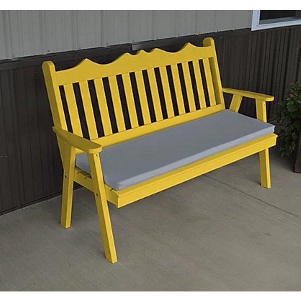 Yellow Pine Royal English Garden Bench