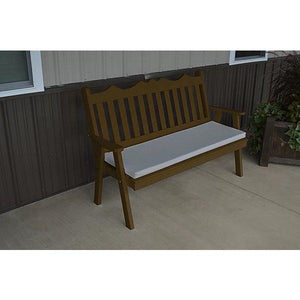 Yellow Pine Royal English Garden Bench - The Charming Bench Company