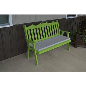 Yellow Pine Royal English Garden Bench - The Charming Bench Company