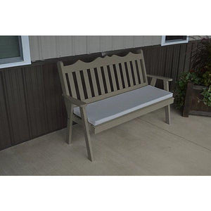 Yellow Pine Royal English Garden Bench - The Charming Bench Company