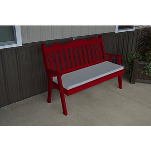 Yellow Pine Royal English Garden Bench - The Charming Bench Company