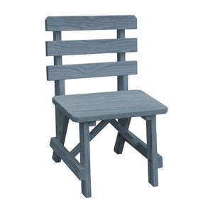 Yellow Pine Traditional Backed Bench - The Charming Bench Company