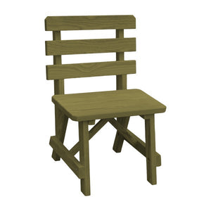 Yellow Pine Traditional Backed Bench - The Charming Bench Company