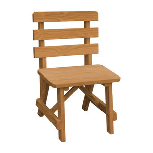 Yellow Pine Traditional Backed Bench - The Charming Bench Company