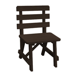 Yellow Pine Traditional Backed Bench - The Charming Bench Company