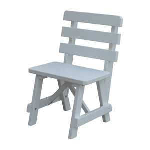 Yellow Pine Traditional Backed Bench - The Charming Bench Company