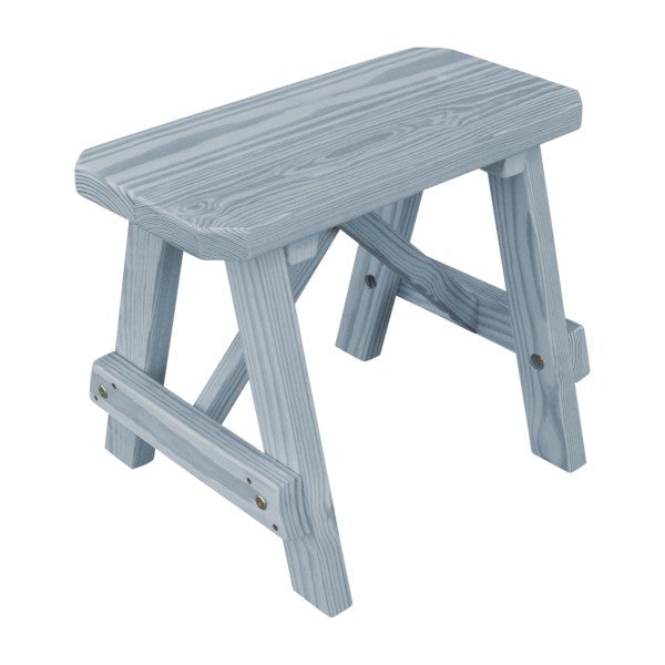 Yellow Pine Traditional Bench Only Picnic Bench 2ft / Gray Stain