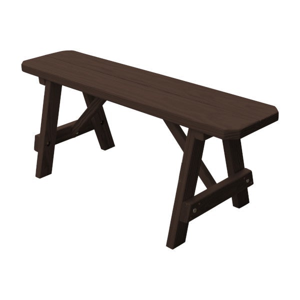 Yellow Pine Traditional Bench Only Picnic Bench