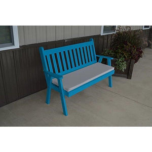 Yellow Pine Traditional English Garden Bench - The Charming Bench Company