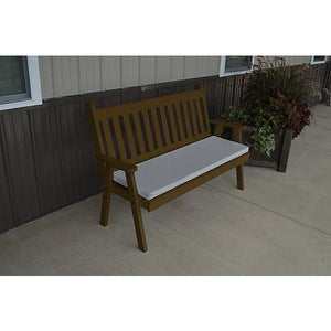 Yellow Pine Traditional English Garden Bench - The Charming Bench Company