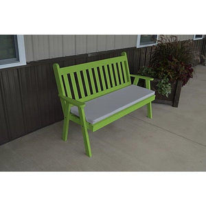 Yellow Pine Traditional English Garden Bench - The Charming Bench Company