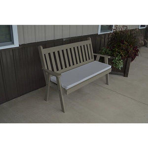 Yellow Pine Traditional English Garden Bench - The Charming Bench Company