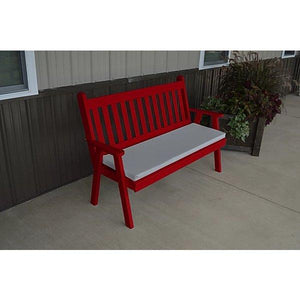 Yellow Pine Traditional English Garden Bench - The Charming Bench Company