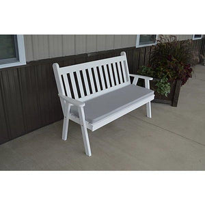 Yellow Pine Traditional English Garden Bench - The Charming Bench Company